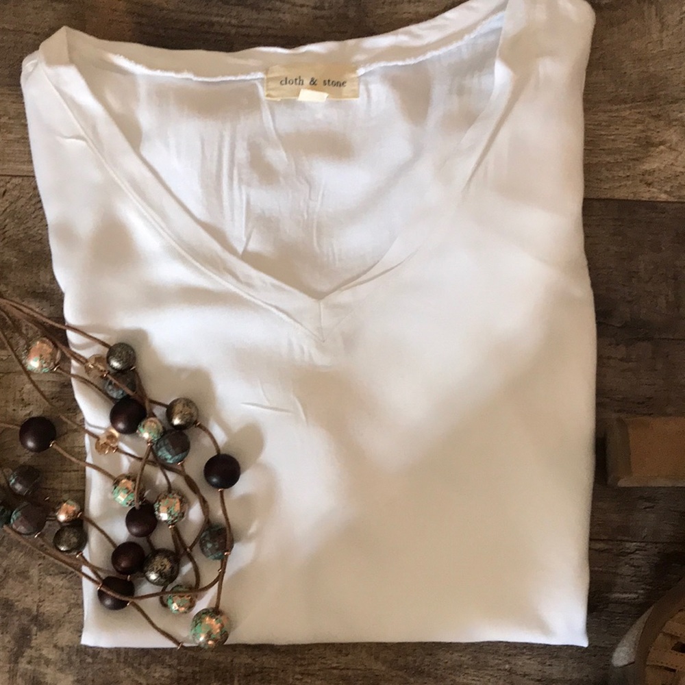 Cloth and stone top